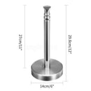 Vertical Paper Towel Holder Stand Stainless Steel for Home Kitchen CountertoA9R8
