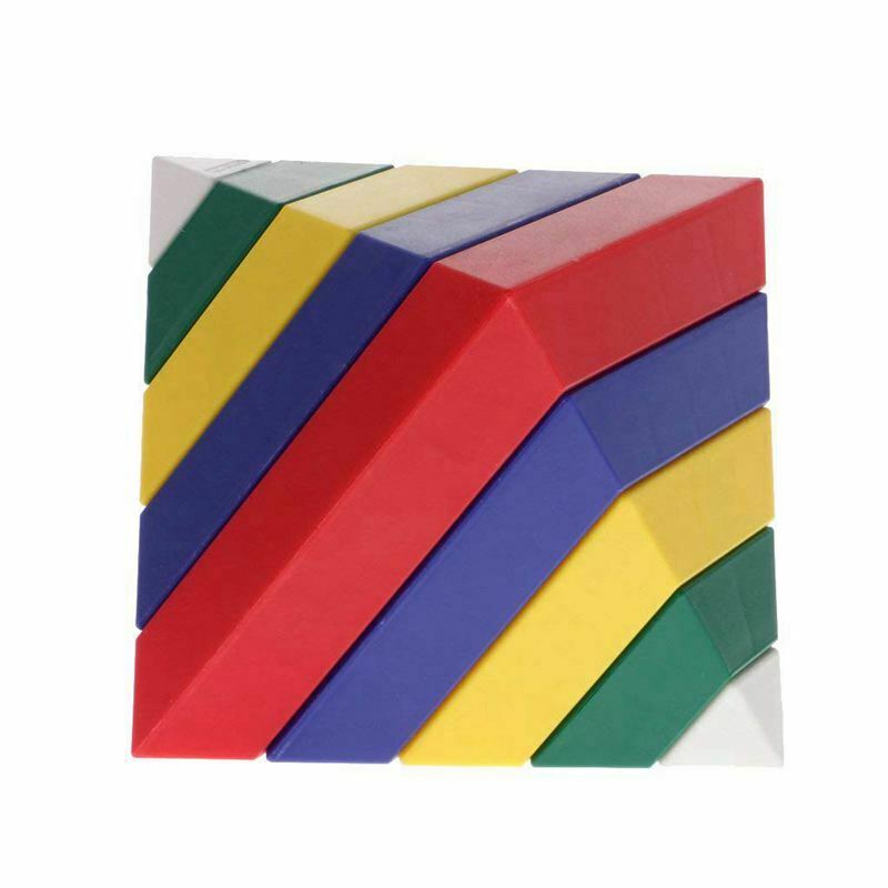 15pcs / Set Building Blocks Assembly Pyramid Changeable Kids Educational To K3F8