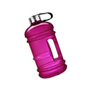 2200ml Large PETG Dumbbell Sport Water Bottle Workout Protein Kettle,Purple