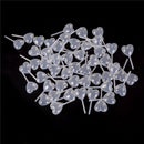 50pcs New Heart Shaped Squeeze Transfer Oils Liquid Pipettes Eye Dropper 4ML BX