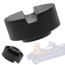 Rubber Slotted Floor Black Jack Pad Frame Rail Adapter For Pinch Weld Side Pad