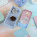 1PC Student Double Deck Storage Box Tin Metal Storage School Pencil Case