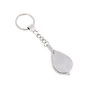 Folding Loupe 15X Magnifier Loupe Metal Magnifying Glass Lens With Keychain %o