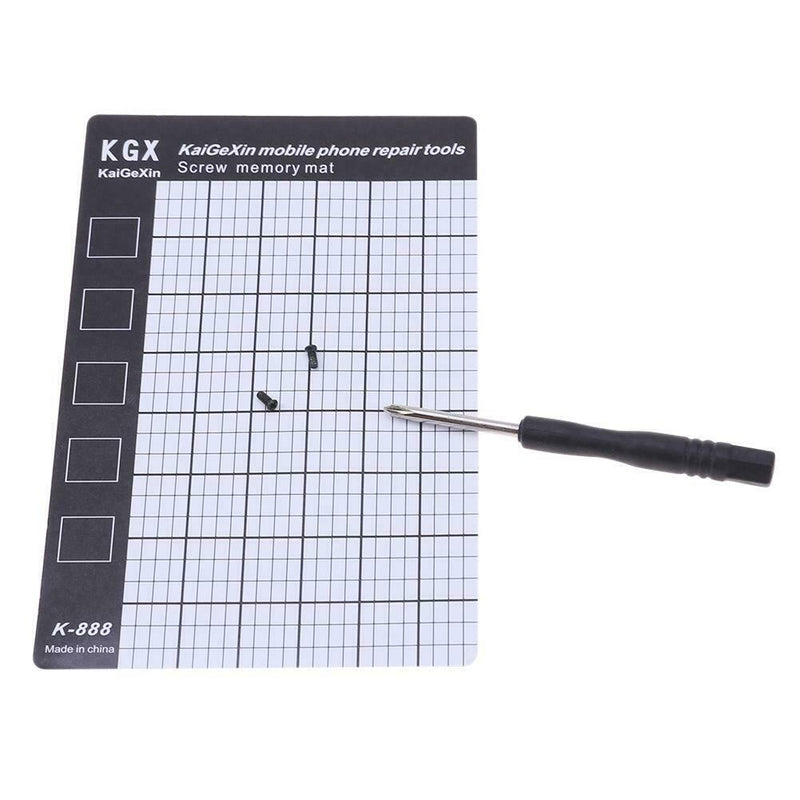 145x90mm Palm Size Smart Phone Tablet PC Repair Pad Magnetic Screw Mat