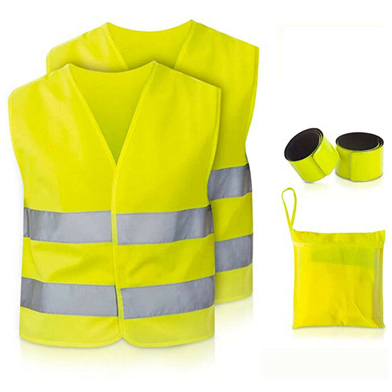 Reflective Vest School Children Training Breathable Jacket Scooter Cycling