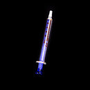 1mL Blue Glass Syringes Sampler Injector Lab Glassware Tool Gift SEAU