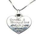 Personalize English Proverbs Love Letter Necklace Pendant Family Gift A
