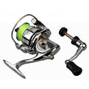 2+1 4.3:1 Ball Bearings Mini Left Right Hand Spinning Fishing Reel Tackle Deluxe