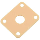 for Gibson Les Paul Plastic Jackplate Cover Milk yellow P100IV F3A4