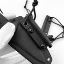 Outdoor Magnesium Rod Cover Link System Belt Clip for K Sheath with Fire Stick