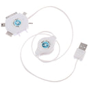 6 in1 Retractable USB data cable multifunction data cable mobile phone charg BX