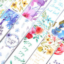 30pcs/set Flowers Bookmarks Message Cards Book Notes Paper Page Holder for Bo 3C