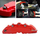2PCS Red Car Wheel Brake Caliper Cover Front Rear Decorative Dust Resist New