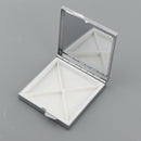 Travel 4 Compartments Dispenser Case Vitamin Storage Container Pill Box Tablet