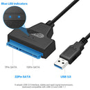 Hard Drive Practical Converter 6 GbpsB 3.0 To 2.5 SATA SSD Adapter Cable