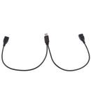 30cm USB A Male to 2Port USB Female Y-Splitter Extension Adapter Cable