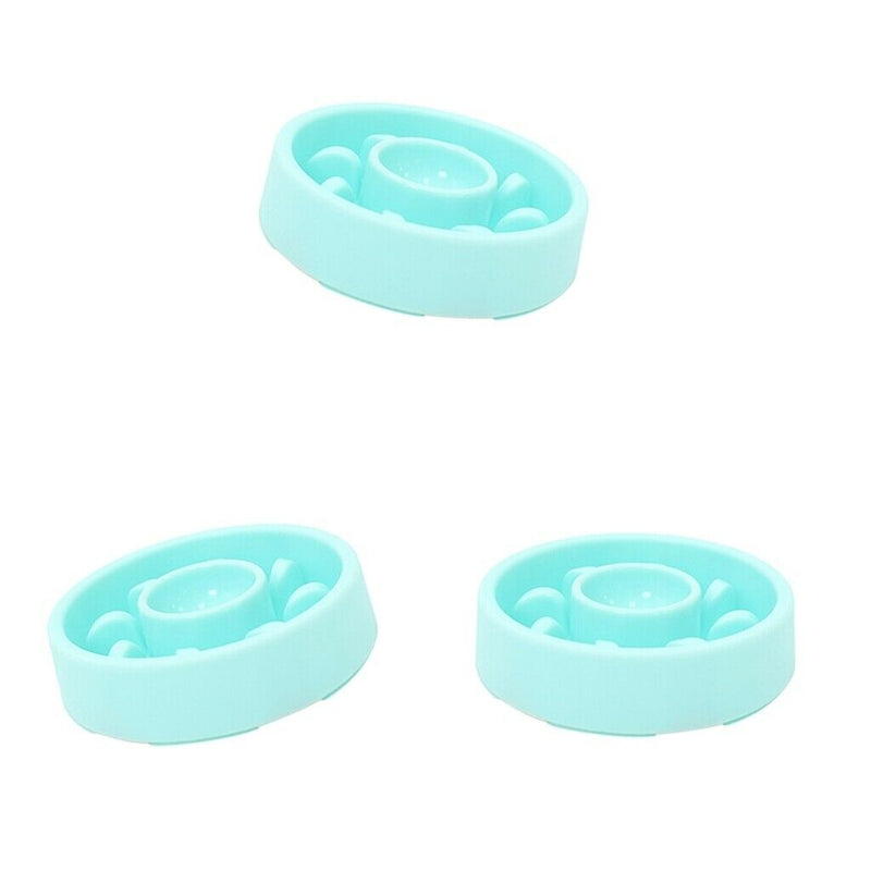 3pcs Dog Slow Feeder Pet Dog Cat Anti-Chocking Bowls