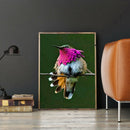 Bird 5D DIY Full Round Drill Diamond Painting Rhinestones Mosaic Beadwork