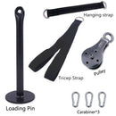 Fitness Pulley Cable System DIY Home Gym Loading Pin Stand Fittings Shoulder