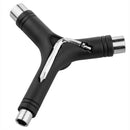 Black 6 Way Y Tool Scooter/Skateboard/Longboard Tool with key turner & Axle