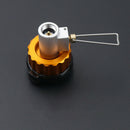 1X Camping Hiking Stove Adaptor Gas Tank Inflation Valve Convert Fuel Caniste Ew