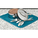 Kitchen Microfibre Dish Drying Mat Sink Drainer Washing Up Tea Towel Blue