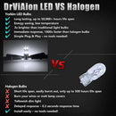2* T10 501 W5W Car Side Light Bulbs Error Free Canbus 6Smd Led Xenon Super White