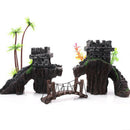 1PC Bridge Decoration for Aquarium Ornaments Fish Tank Landscape Curved Brid OZ