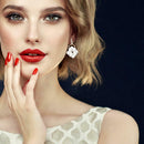 Lady Pearls Ball Dangle Ear Stud Casual Elegant Women Drop Earrings Jewelry