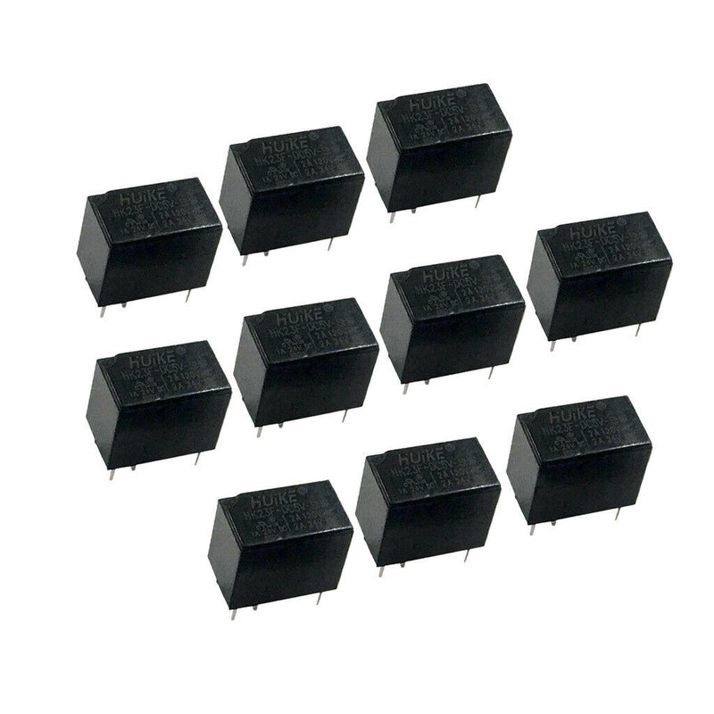 Set of 10Pcs Insulation Resistance Mini Signal Relay HK23F-DC5V-SHG Relay