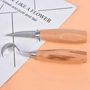 2Pcs/Set Stainless Steel Wood Carving Cutter Woodwork Sculptural DIY Tool Se Hn