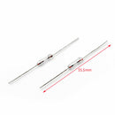 200Pcs Glass Fuse Tube Axial With Lead Wire Fast Blows Fuse 3x10mm 250V/2A BS1