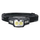 Rechargeable LED Headlamp w/ 2200 mAh Battery - Lightweight, IPX4 Waterproof