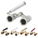 Black 3X25 Opera Binocular Coated Lens Telescope Opera Glasses Coated Theat