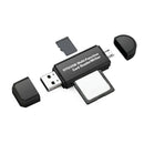 Micro USB OTG to USB 2.0 Adapter SD Card Reader For Android Phone Tablet PC