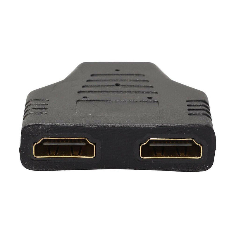 HDMI Male To Dual Female 1 to 2 Way Splitter Adapter For HD TV