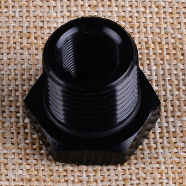 1/2-28 To 3/4-16 Threaded Adapter Black Oil Filter Adapter