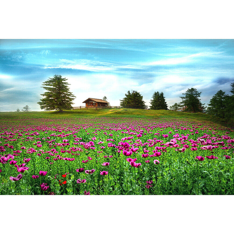 1000 Pieces DIY Paper Jigsaw Puzzle Sea of Flowers Assembling Picture Toys