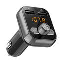 Hands-free Bluetooth 4.2 Car FM Transmitter 2 USB Charger Adapter MP3 Player