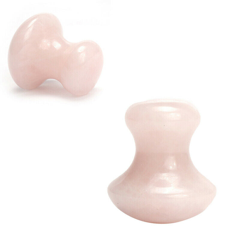 Pro Spa Natural Rose Quartz Massage Stone Stones Eyes Massager Beauty Tools