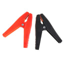 2pcs 90mm 100A Plastic Alligator Clips Car Battery Clamps Connecter Red & BlacLJ