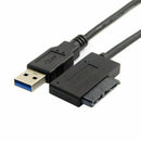 USB 3.0 to 7+6 13Pin Slimline SATA Laptop CD/DVD ROM Optical Drive Adapter