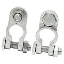 2 Heavy Duty Battery Terminal Quick Connector Cable Clamp Clip Set For Auto