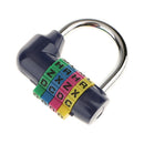 Combination Lock 4 Digit Padlock for School Gym Sports Locker, Fence, Toolbox,