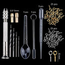 83Pcs/set Handmade Crystal Glue Mold Bracelet Pendant Ornament Mold Tool Y7A6