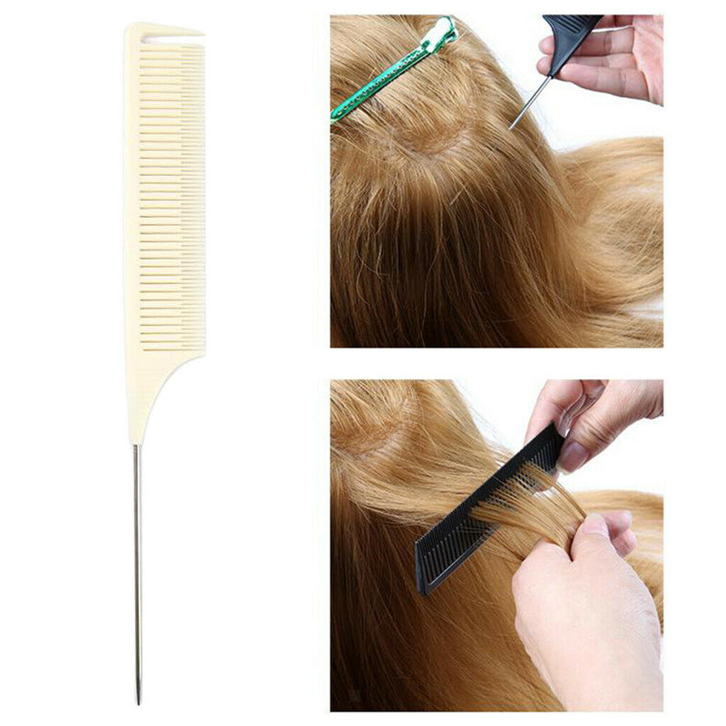 3Pcs Professional Weaving Sectioning Highlighting Foiling Hair Comb