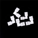5X soldadura 4 conectores pin 12V 5050 LED RGB Conectores de tira 90 Grado V JR