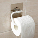Toilet Paper Holder Wall-Mounted Holder Punch Free For Bathroom Kitchen Han I6Z5