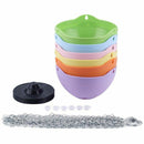 6pcs Hanging sown baskets indoor / outdoor hanging pots plant holding hooks M4F4