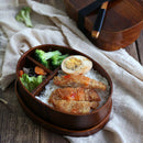 Wooden Lunch Boxs Food Containers Japanese Style Bento Lunchbox for Childre L1X7